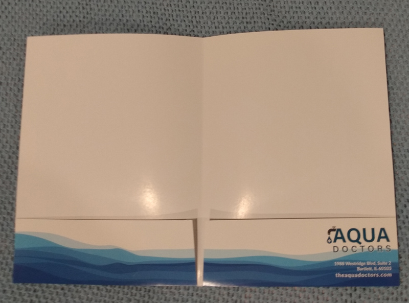 Aqua Doctors Presentation Folder - inside