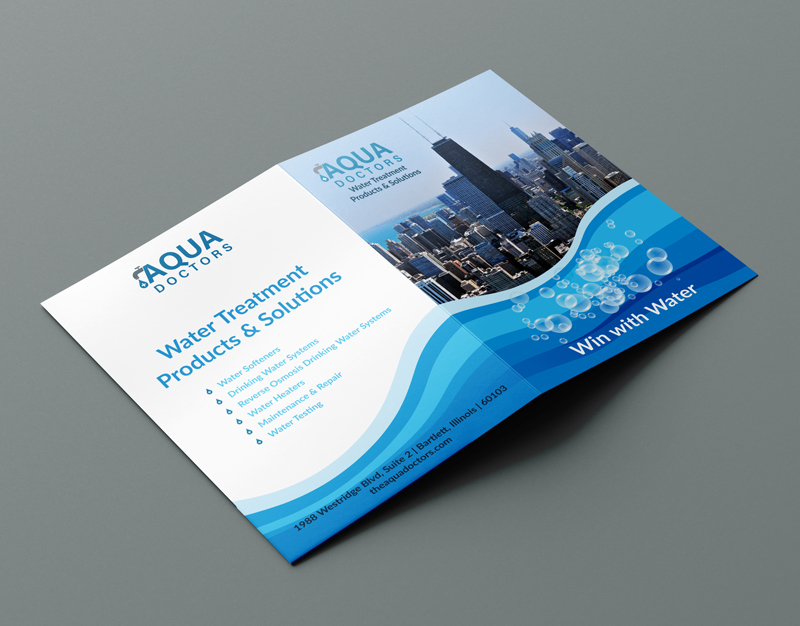 Aqua Doctors Presentation Folder - front and back