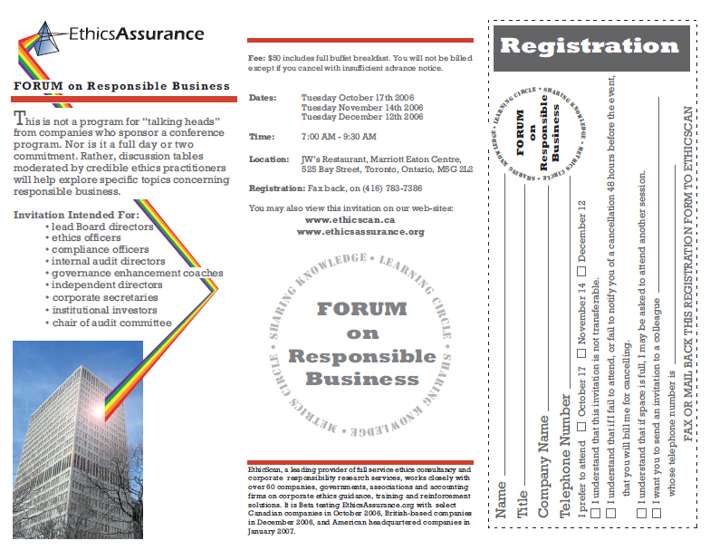 EthicsAssurance brochure