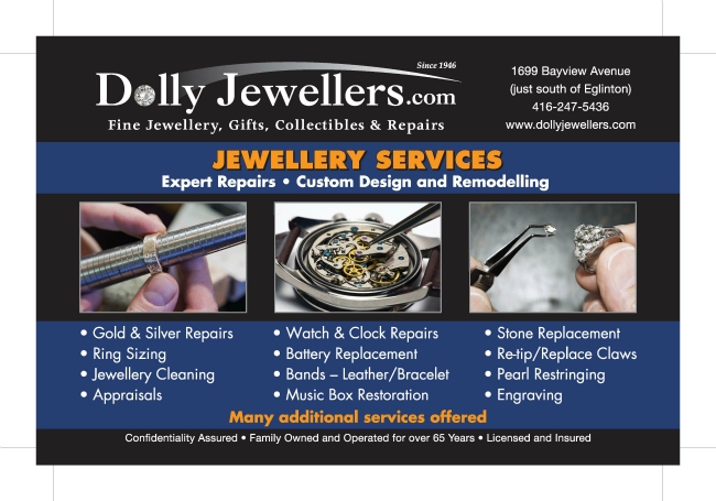 Ad for Dolly Jewellers