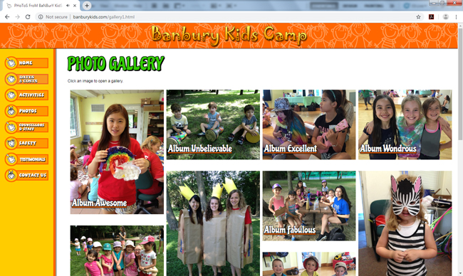 Banbury Kids Camp - Image Galleries