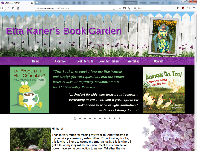 Etta Kaner: Children's nonfiction science author